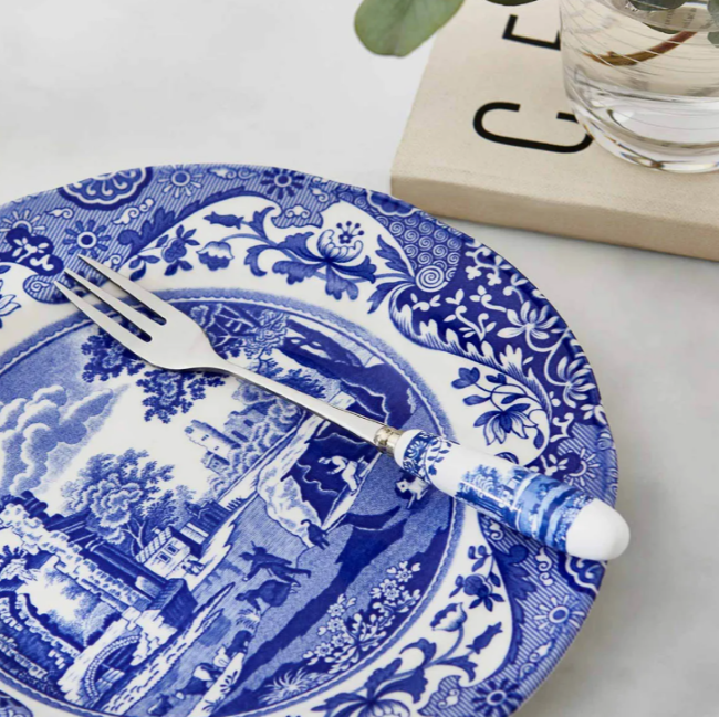 PM SPODE Blue Italian Set 6 dĩa tráng miệng BLI1102-X
