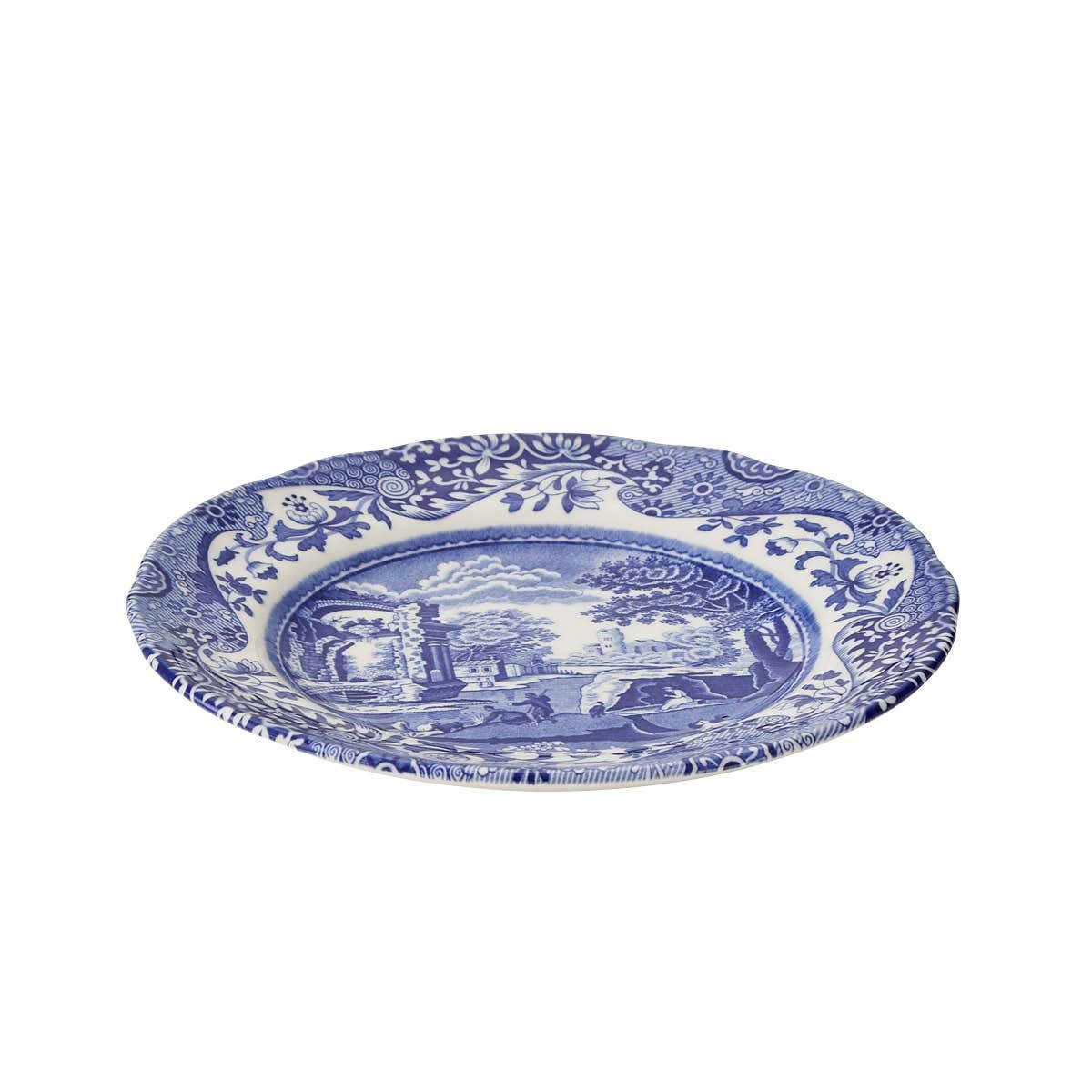 PM Blue Italian Đĩa nhỏ 15cm phong cách phương Đông khung cảnh nước Ý sản xuất tại Vương quốc Anh BLI0160