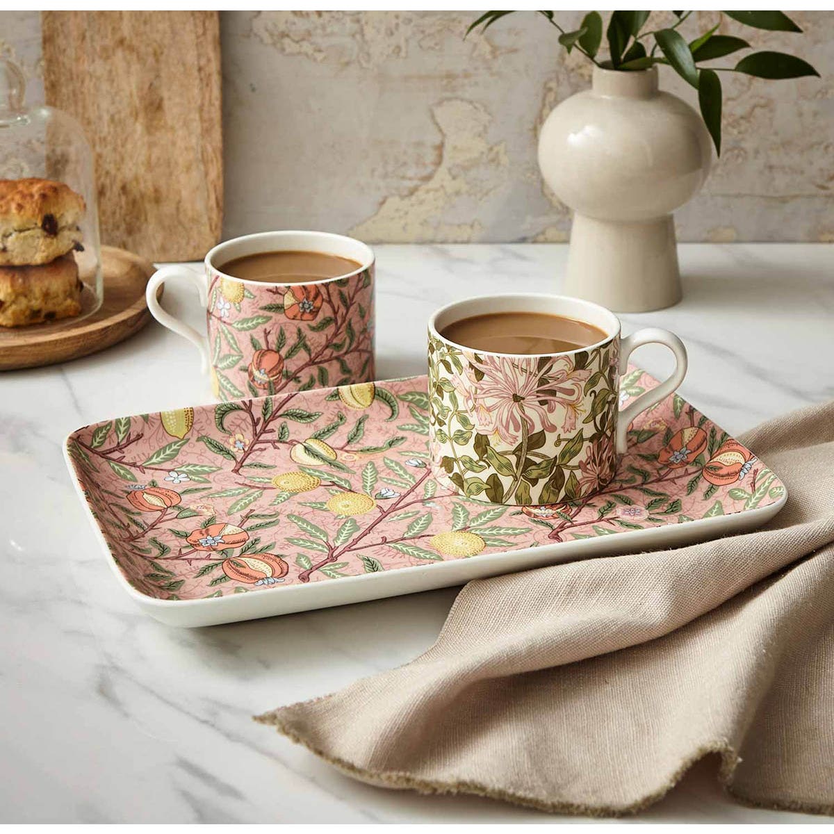 PM MORRIS & CO Khay bằng sứ thương hiệu Portmeirion Vương Quốc Anh  MCO8730-XL