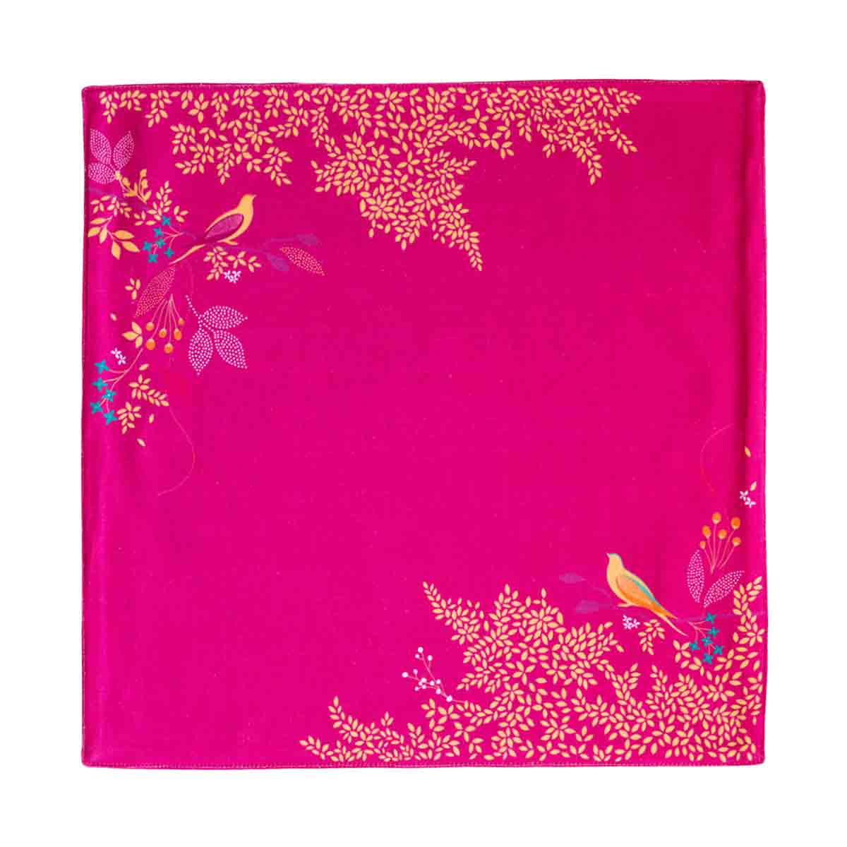 PM Sara Miller Chelsea Set 2 khăn ăn hồng 40*40cm Cotton 100% Được thiết kế tại Vương quốc Anh SMCP8963-XW
