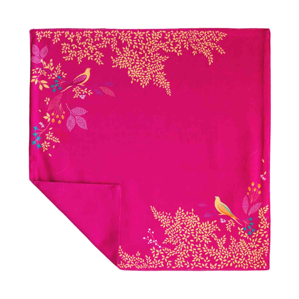 PM Sara Miller Chelsea Set 2 khăn ăn hồng 40*40cm Cotton 100% Được thiết kế tại Vương quốc Anh SMCP8963-XW