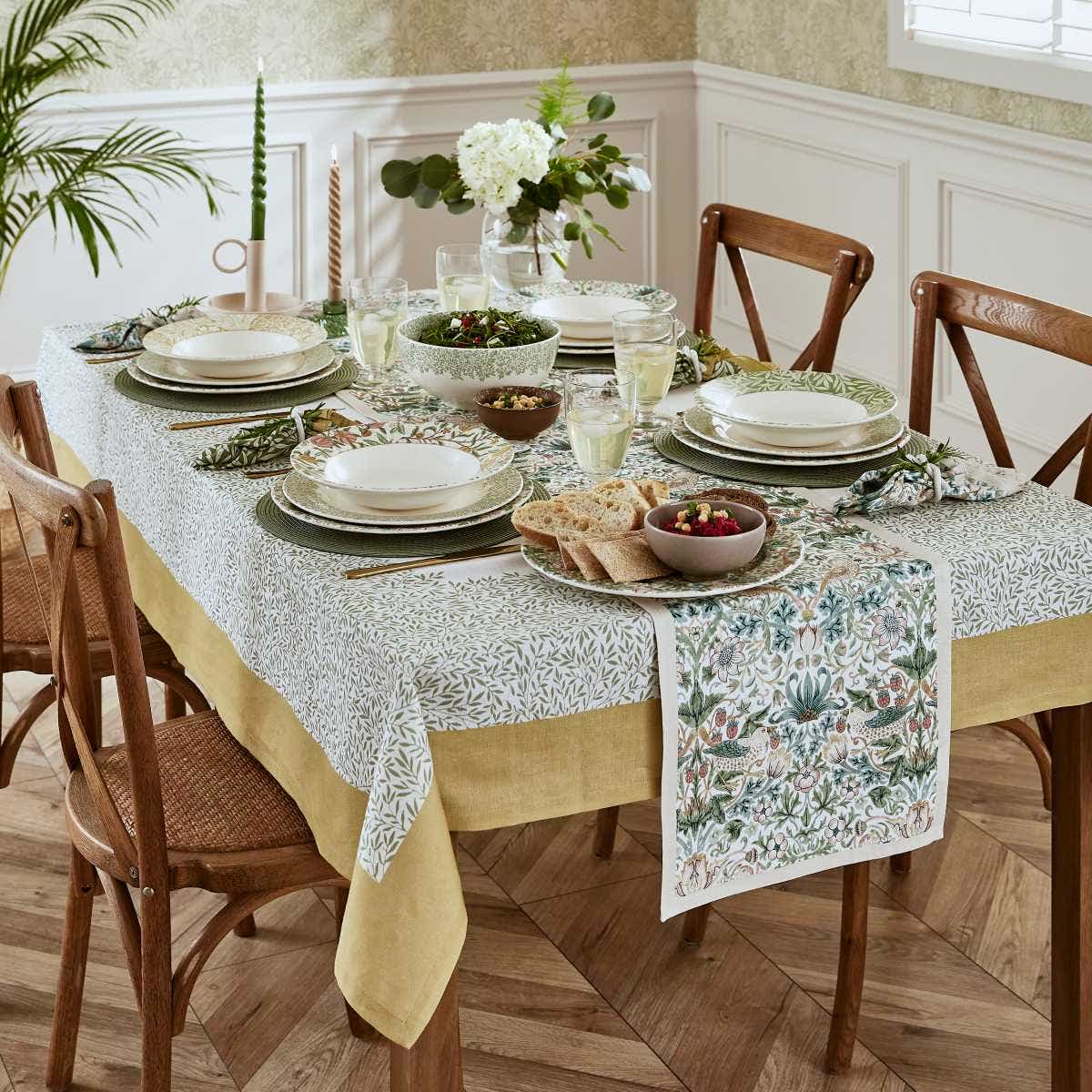 PM Morris & Co Set 2 khăn ăn Cotton 100% Được thiết kế tại Vương quốc Anh MCOR8963-XW
