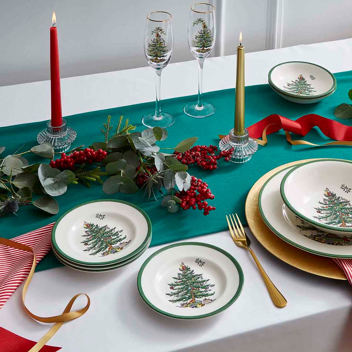 PM Christmas Tree Đĩa lót chén trà giáng sinh 15cm XT0165