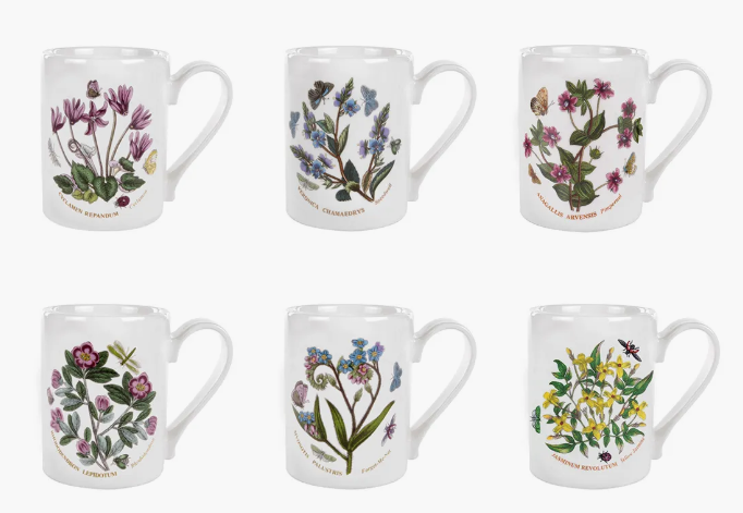 PM Botanic Garden Cốc cao 10oz  280ml họa tiết vườn hoa sản xuất tại Vương Quốc Anh BG48600