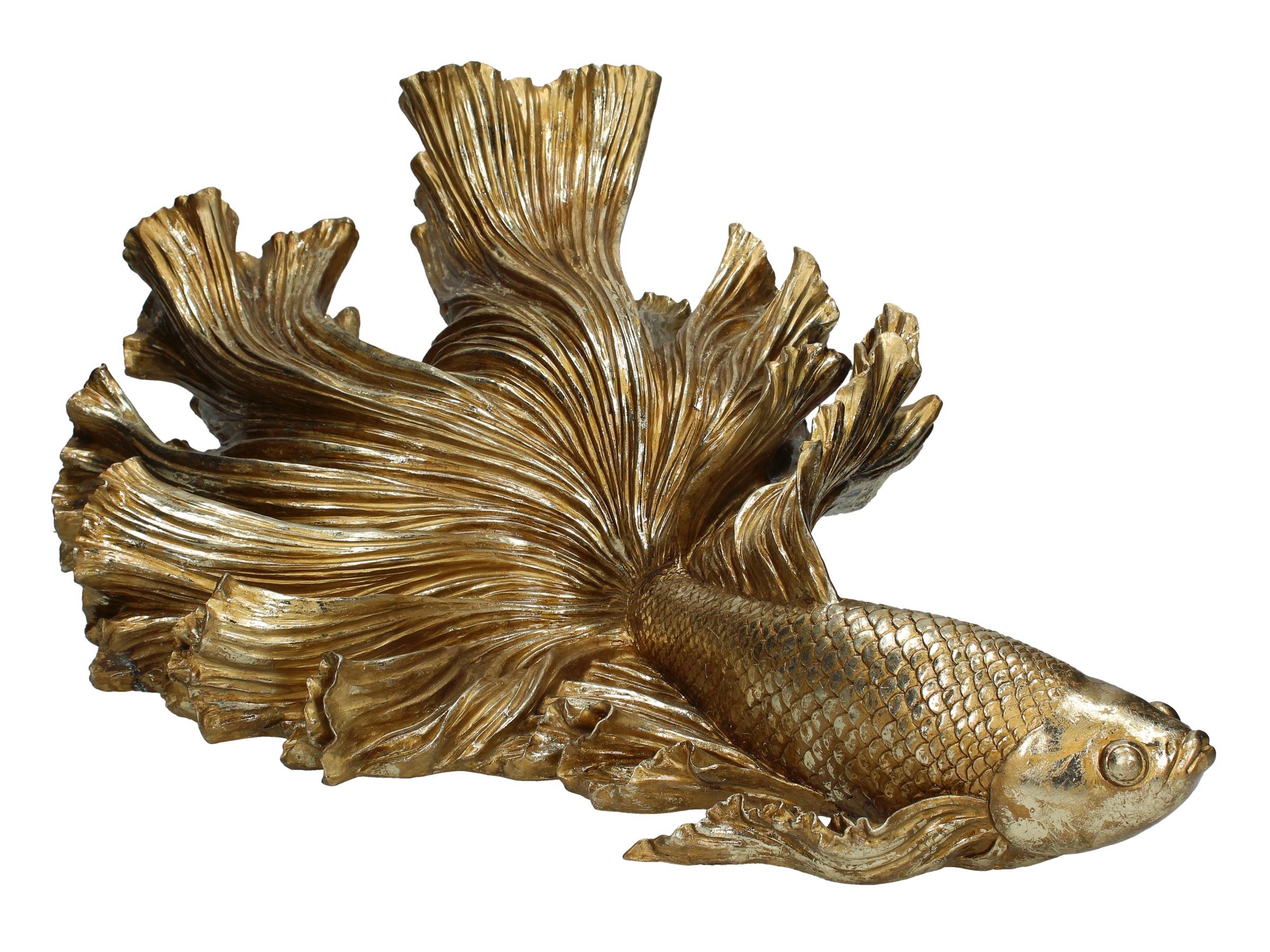 KERSTEN Tượng Trang trí Fish Gold 38.2x28.5x63cm XET-1460