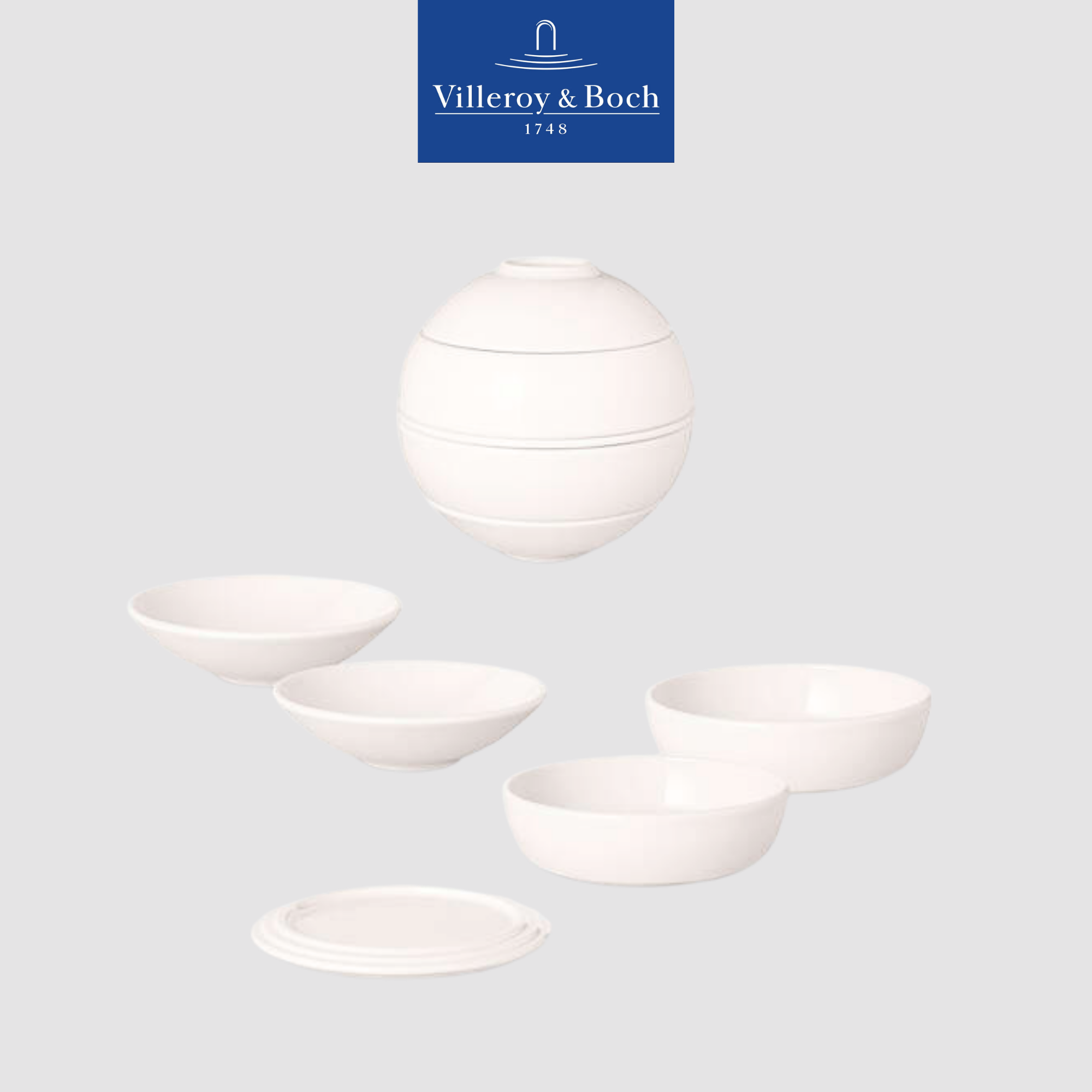 VB Iconic Bộ bàn ăn 5 món màu trắng 1016669050