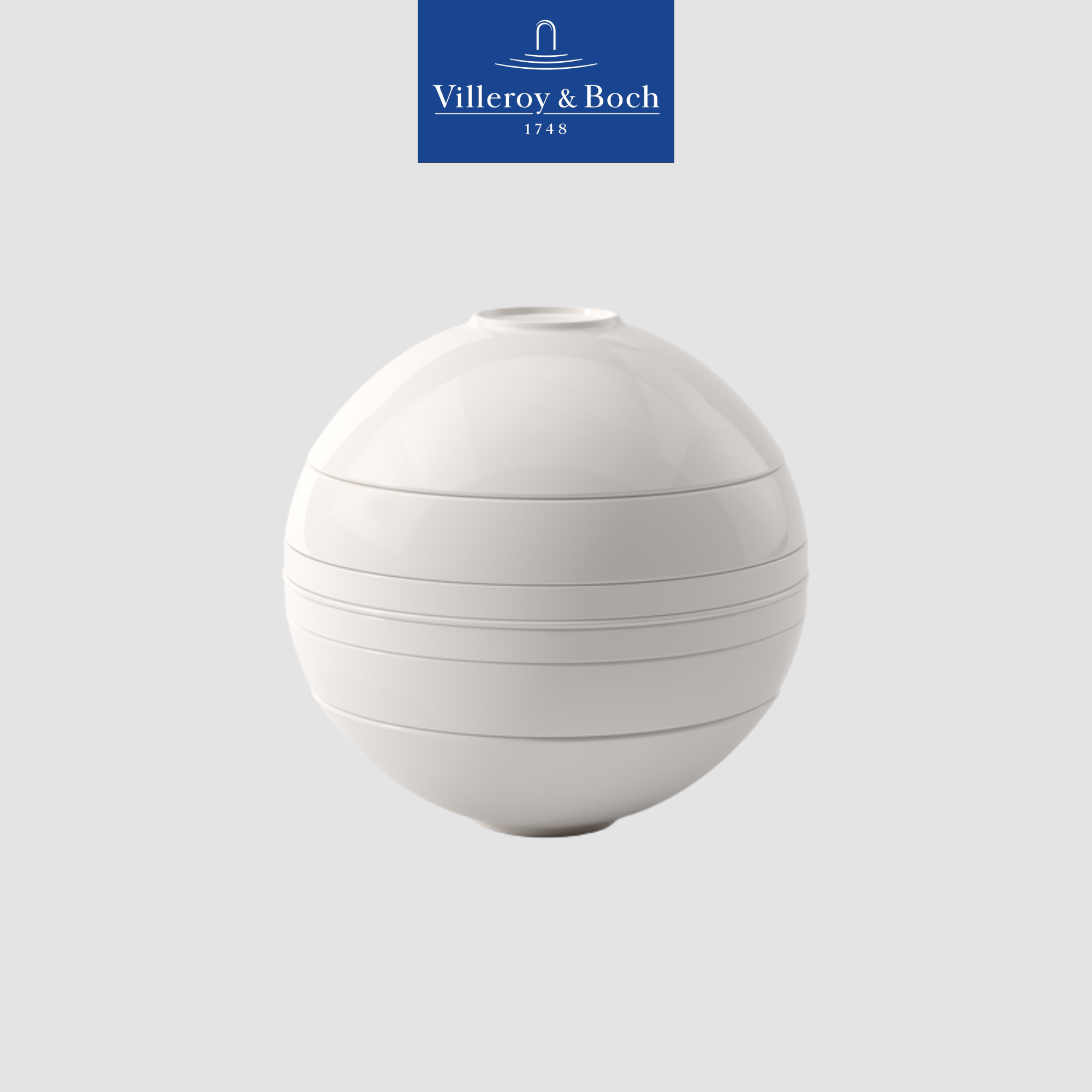VB Iconic Bộ bàn ăn 7 món màu trắng sang trọng tiện dụng Villeroy& Boch nhập khẩu tại Đức 1016659080