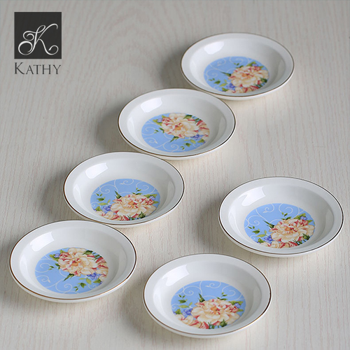 CERAFLORAL Set trà chiều 7 món hoa xanh 1611B