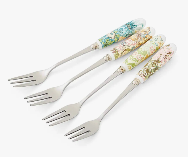 PM Morris & Co Set 4 dĩa tráng miệng phụ kiện bàn trà MCO1102-XG