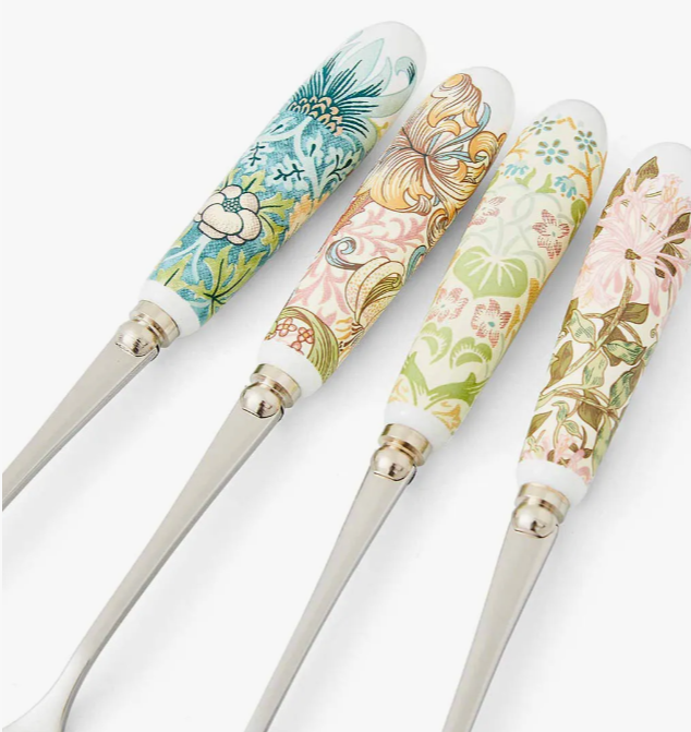 PM Morris & Co Set 4 dĩa tráng miệng phụ kiện bàn trà MCO1102-XG