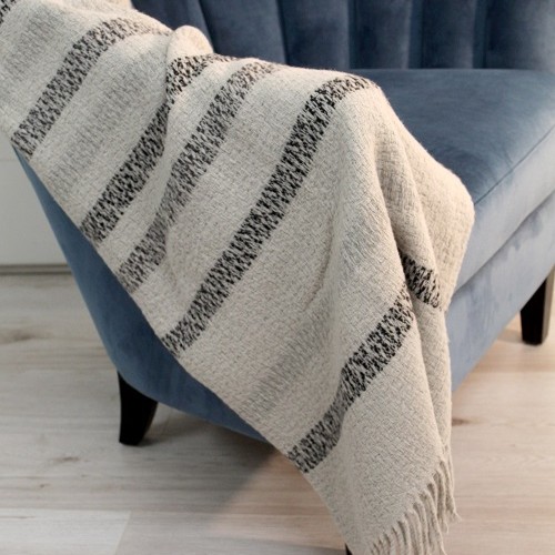 SB Chăn sofa cao cấp LEXINGTON 127X178CM GREY 3CT1295A