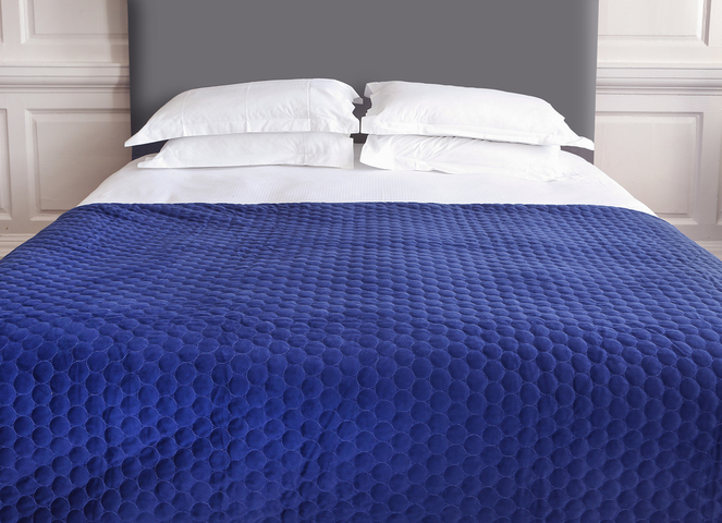 SB Bedspread cao cấp HALO 140X240CM NAVY 1219A