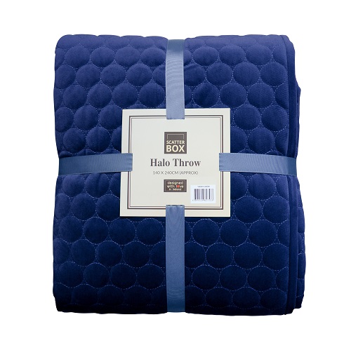 SB Bedspread cao cấp HALO 140X240CM NAVY 1219A