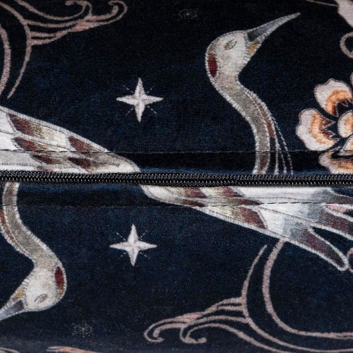 SB Vỏ Gối cao cấp HERON STITCH 45X45 CM NAVY/RUST 3CT1459A