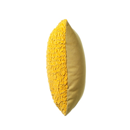 RUCHED Vỏ gối nhung 43X43CM OCHRE 3CT810F