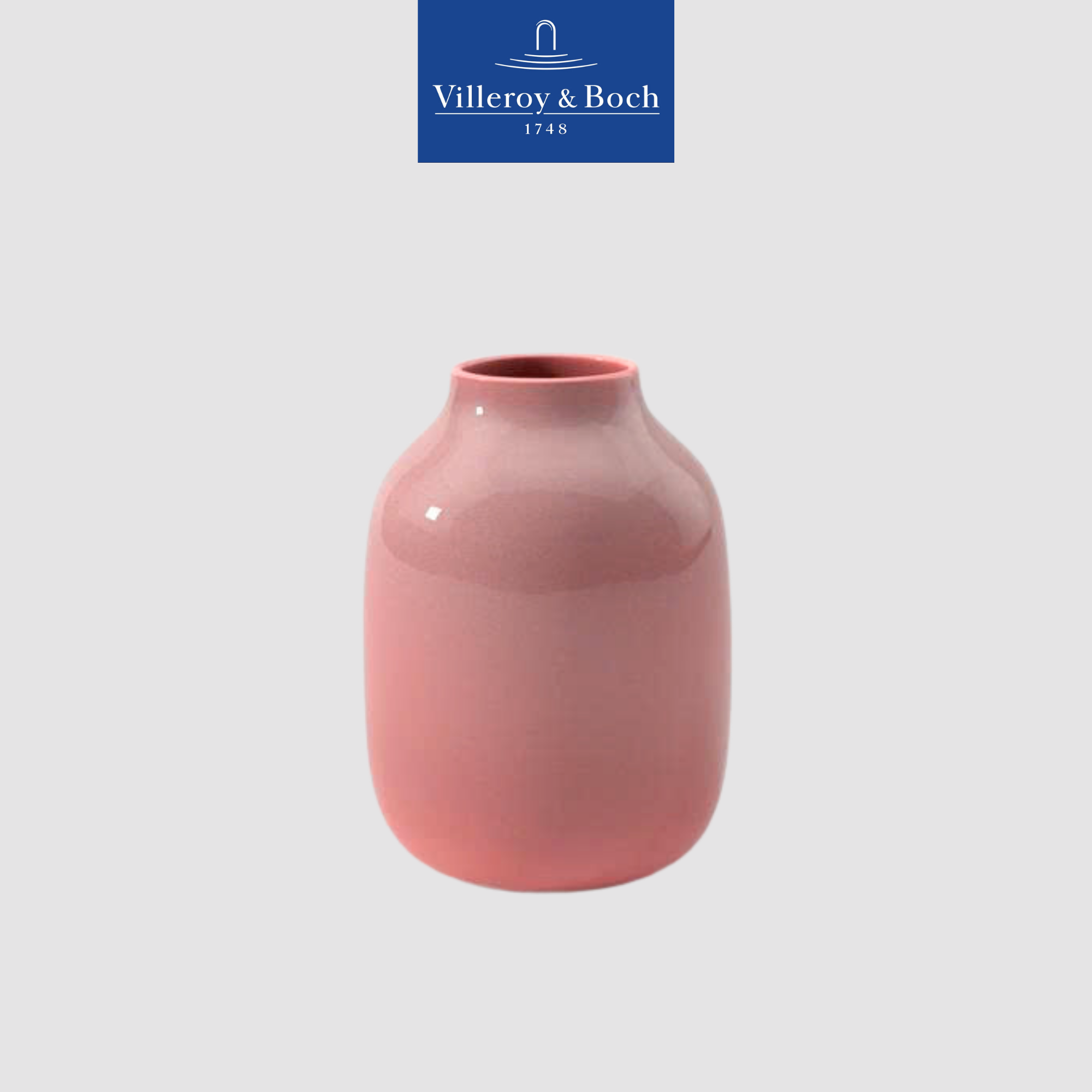 VB Perlemor Bình hoa màu hồng 22cm Villeroy & Boch nhập khẩu tại Đức 1951765080
