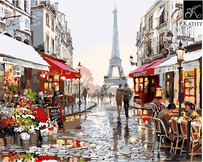 PAINTING Tranh Paris Street 2191