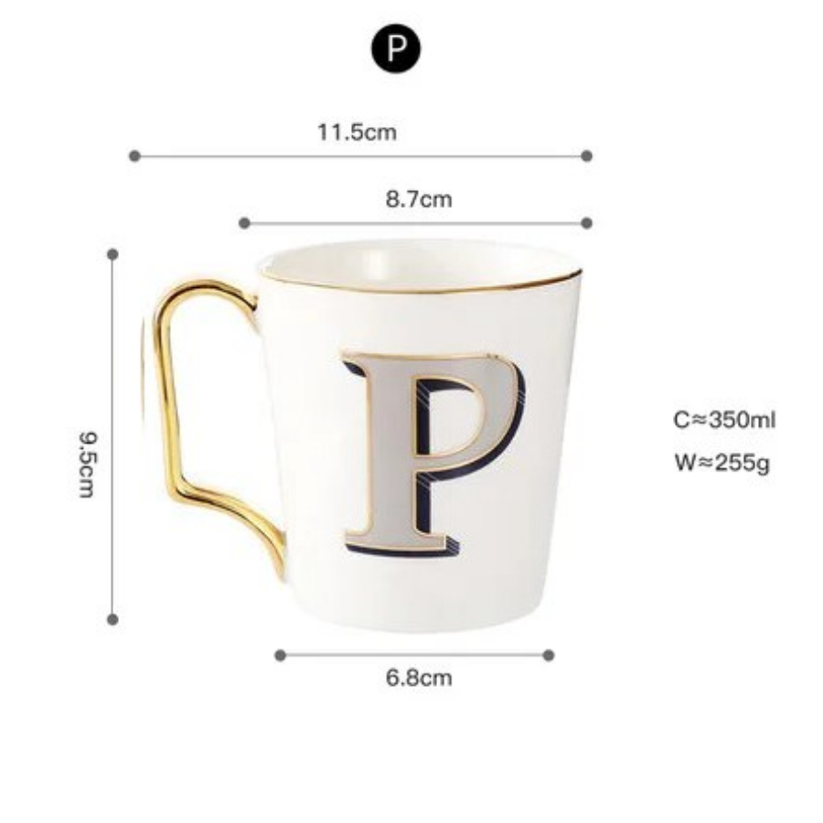 LETTER CUP Cốc cao chữ P 5193P