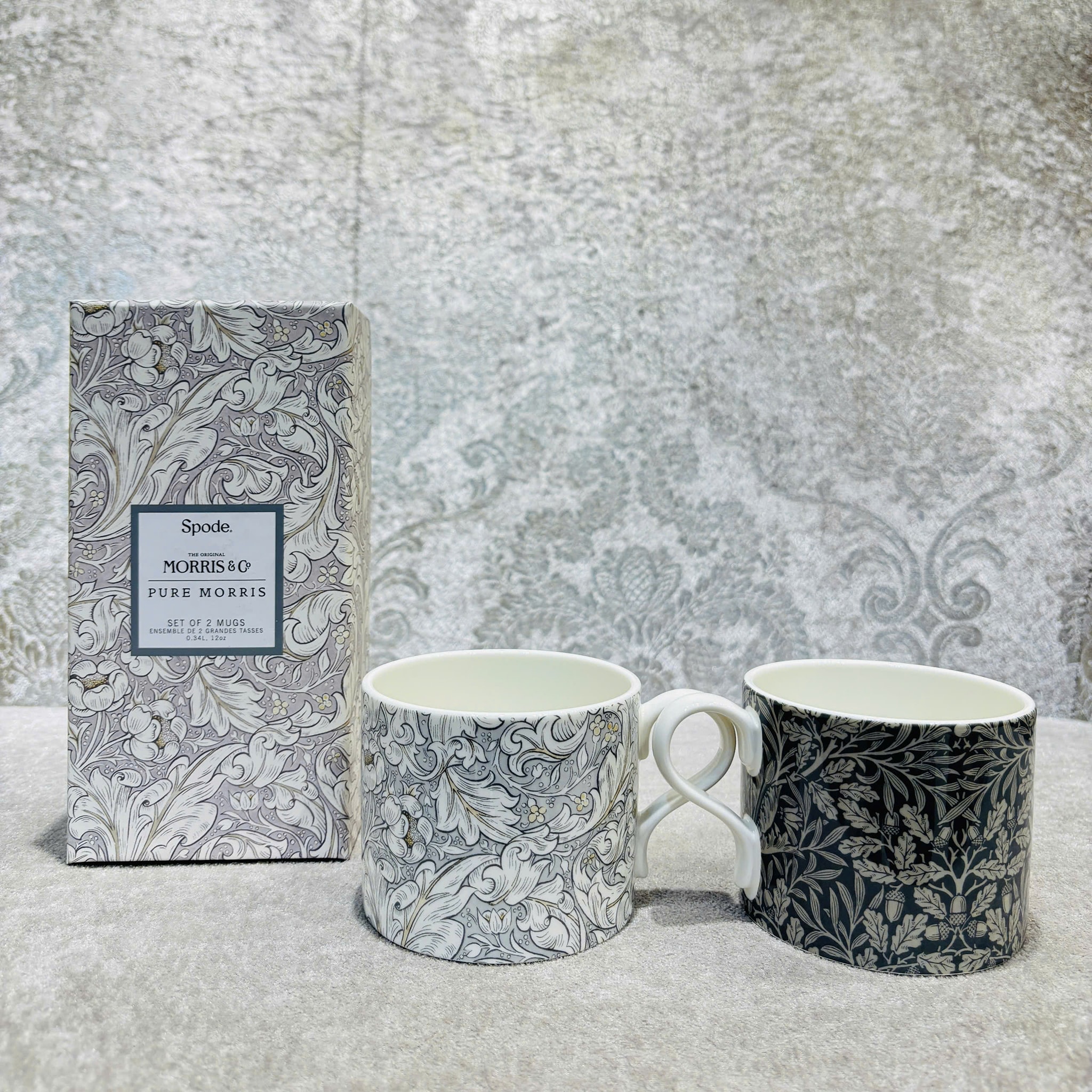 PM  Set cốc đôi Bachelors & Acorn thương hiệu Portmeirion Vương Quốc Anh PUMC8726-XG