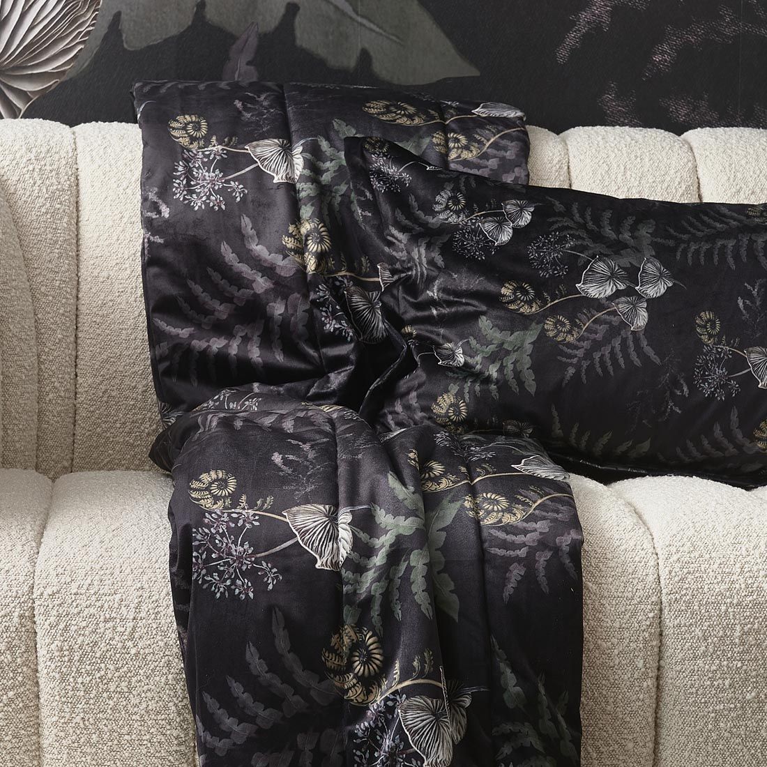 RM Fern Throw Chăn sopha cao cấp dương xỉ 180x130 490320