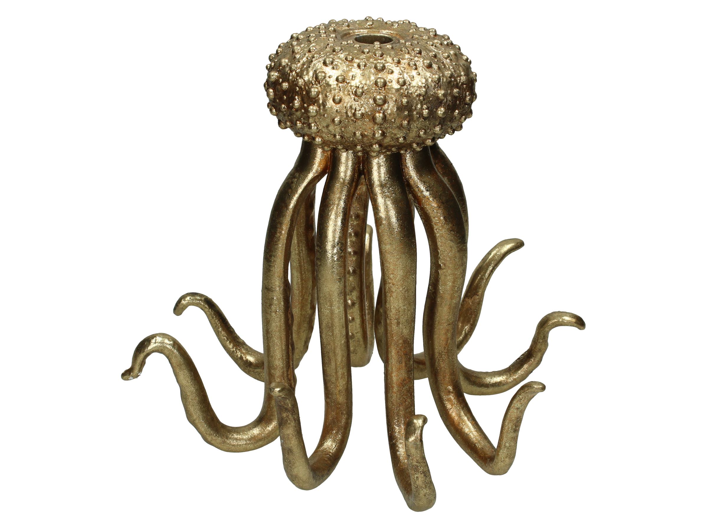 KERSTEN Chân nến Octopus Gold 28.2x27.3x26.3cm XET-4914