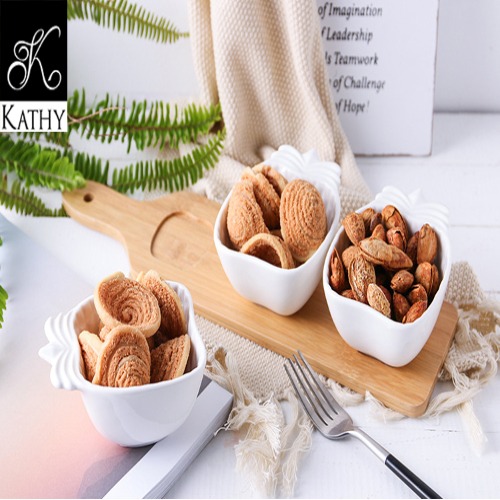 FRUIT Bộ 3 bát kèm khay gỗ hình quả dứa 5157