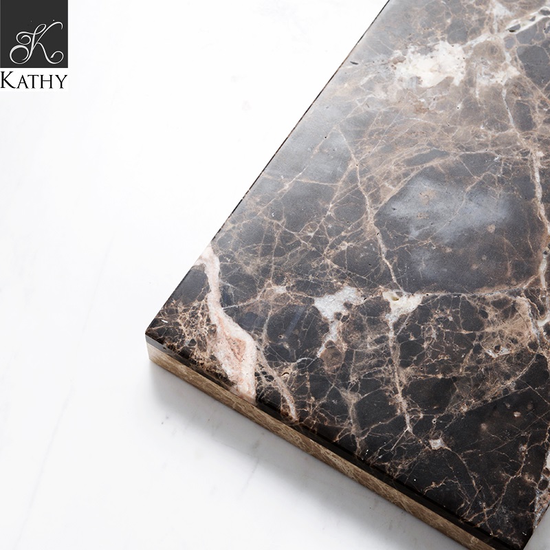 MARBLE Khay đá màu nâu CN 5196