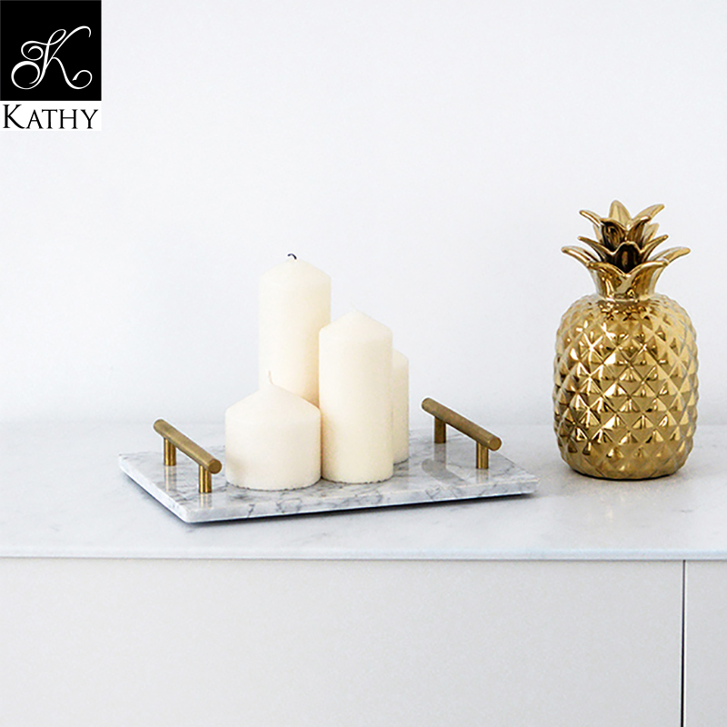 MARBLE Khay đá ghi tay cầm 5199G