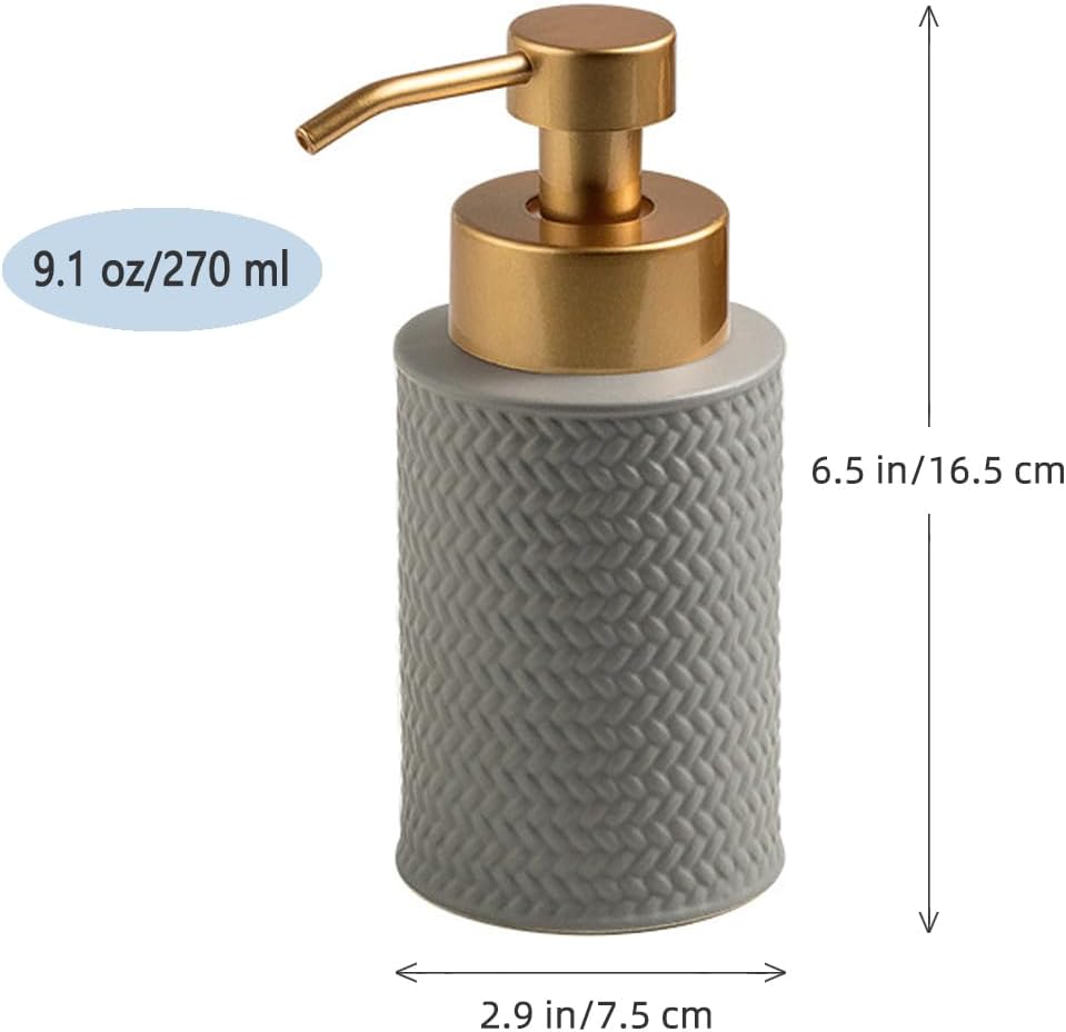 LUXURY MORDEN Bình đựng xà phòng vân nổi 270ml 5483X