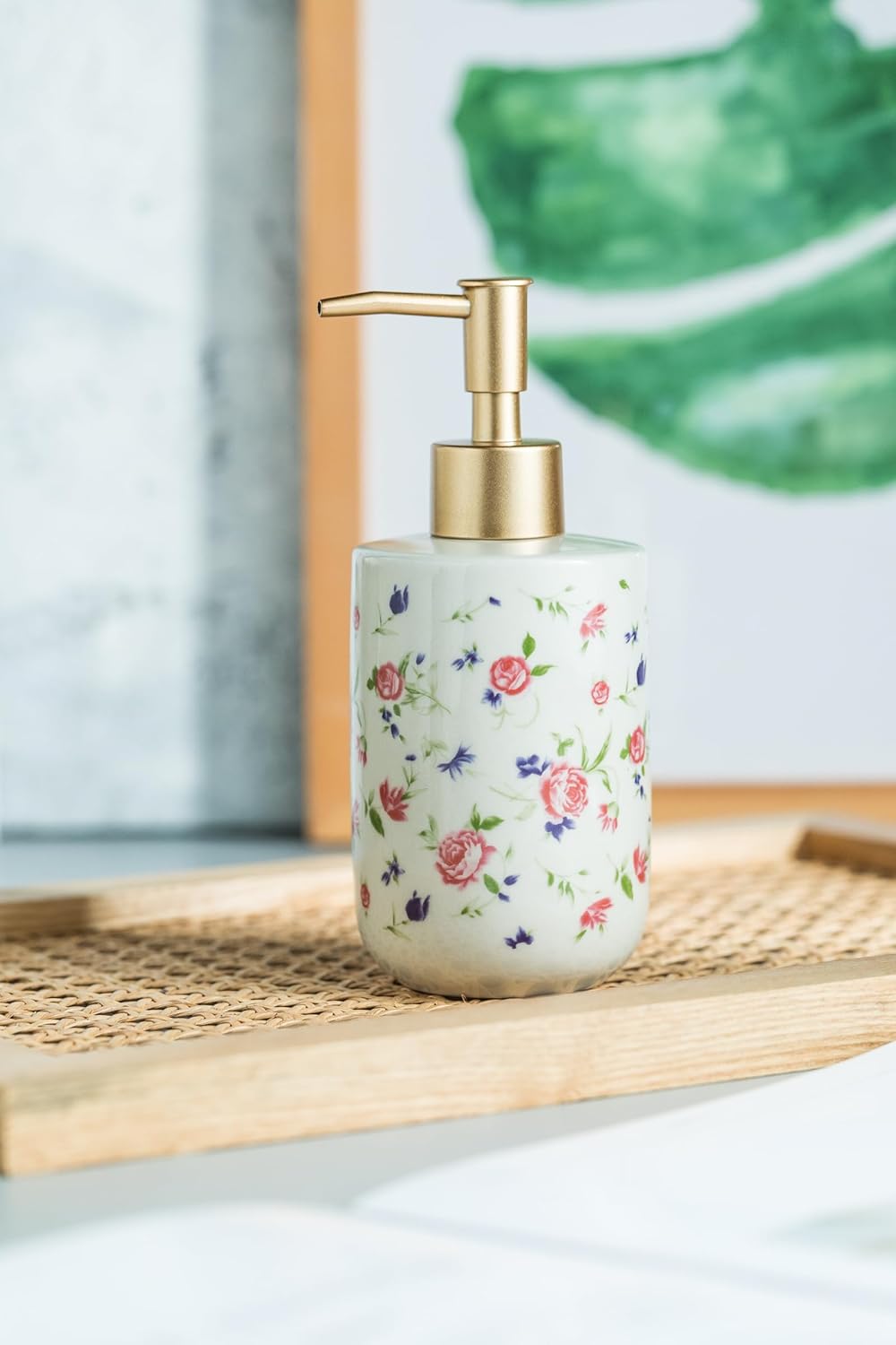 FLORAL Bình đựng xà phòng hình bông hoa 5682T