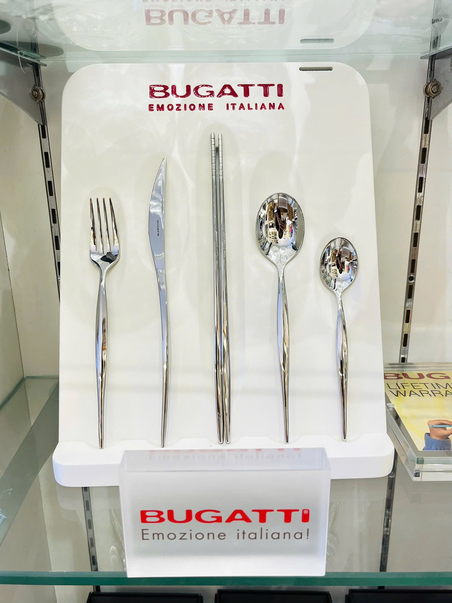 Bugatti NATURA Thìa tráng miệng IN-00904-SS