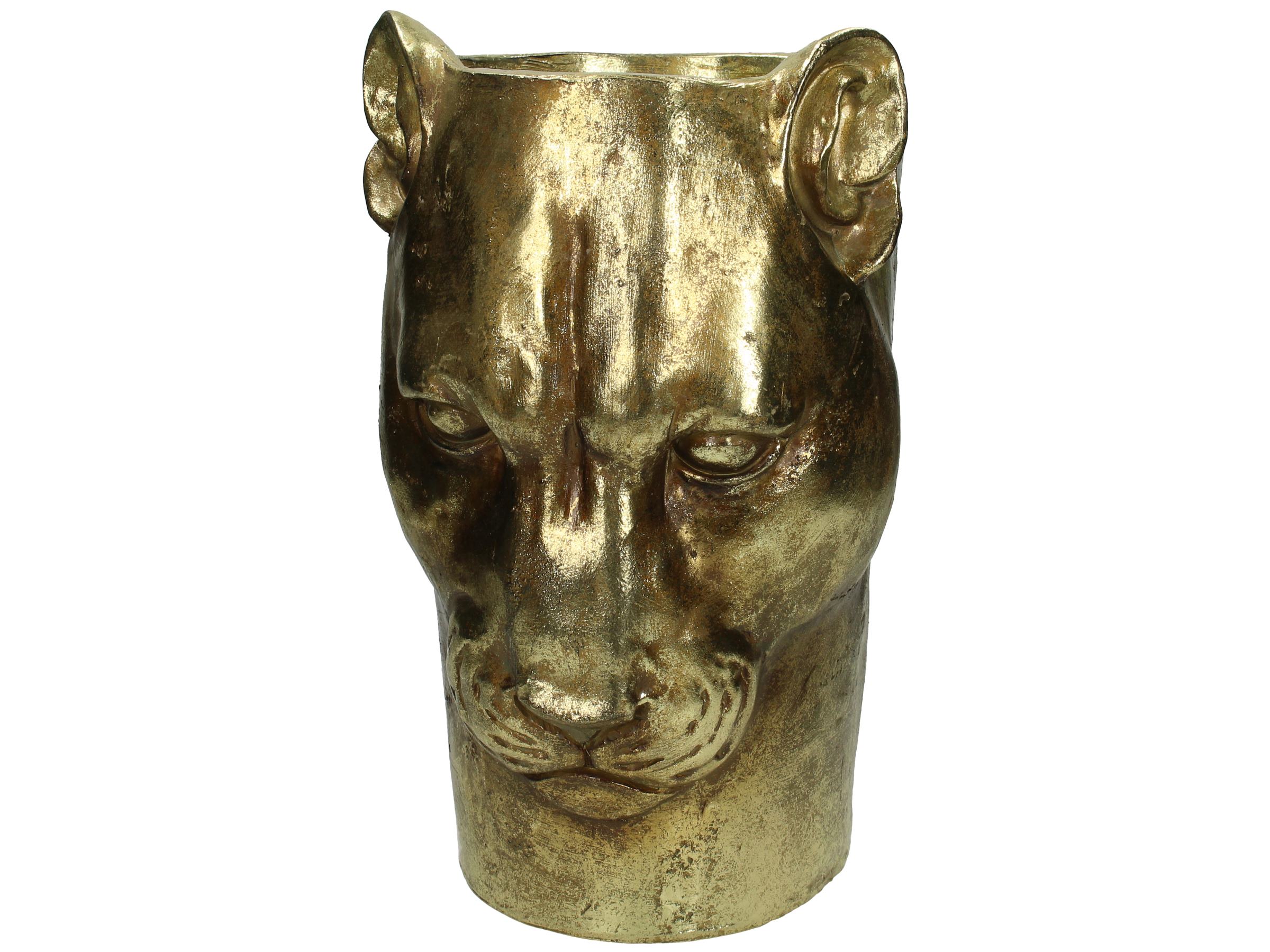 KERSTEN Lọ hoa Planter Tiger Polyresin Gold 19.5x18x30cm XET-5927