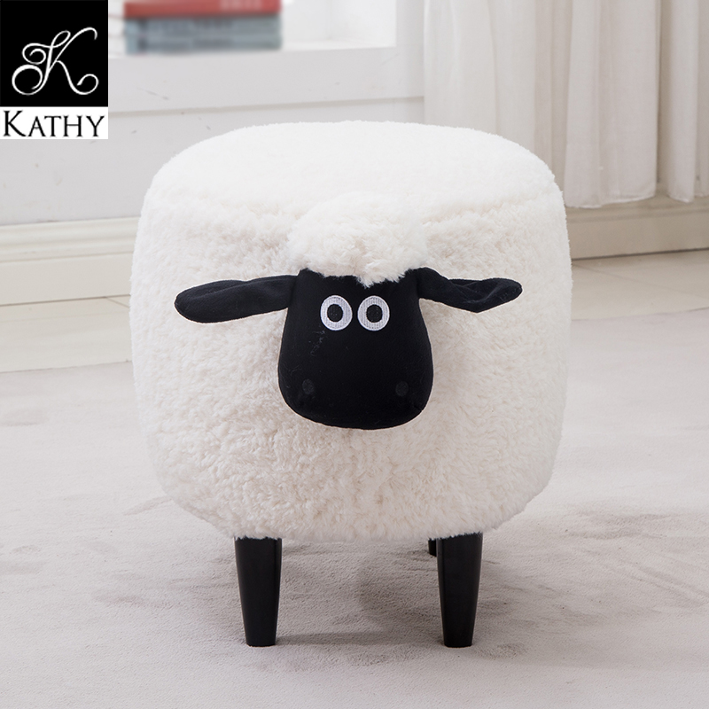 SHEEP Ghế trang trí hình chú cừu trắng 6069