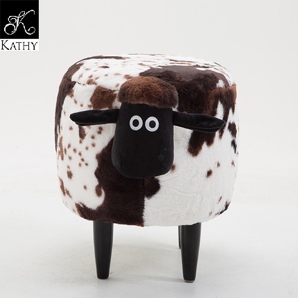 SHEEP Ghế trang trí hình chú cừu đốm nâu 6069N