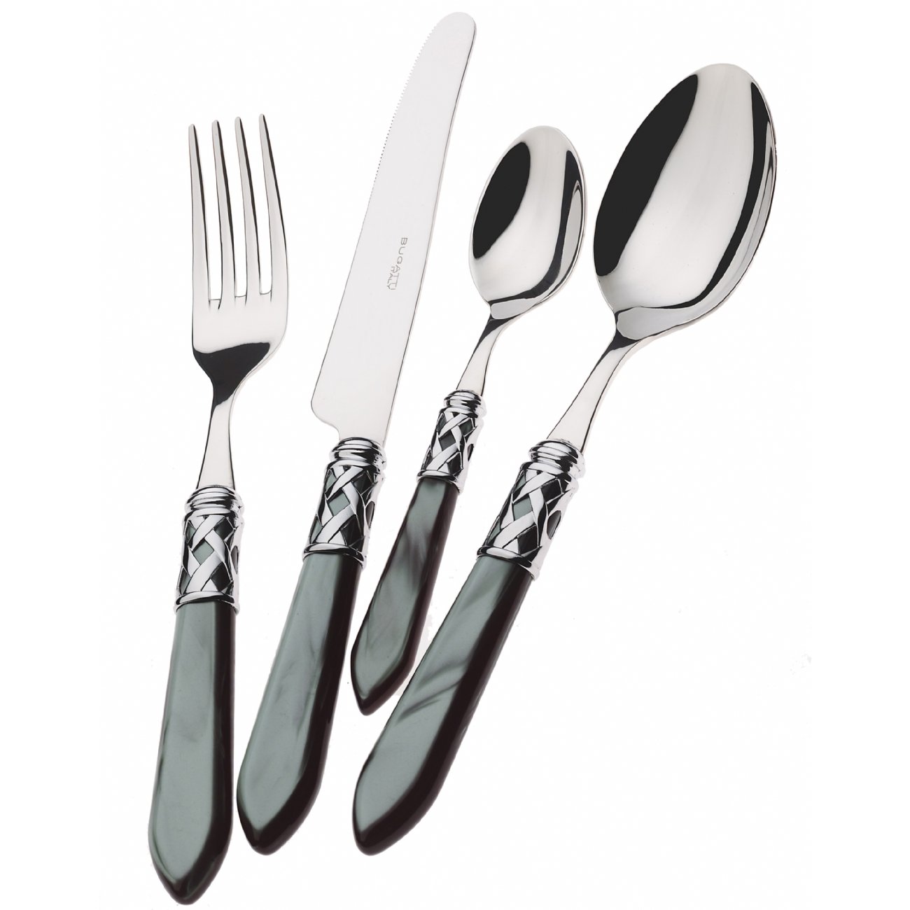 Bugatti ALADDIN Dĩa tráng miệng BLACK MP ALCNM-04205-SS