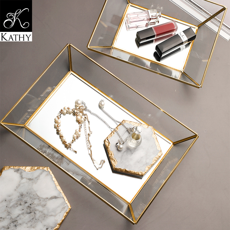 MIRROR TRAY Khay gương chữ nhật 6364