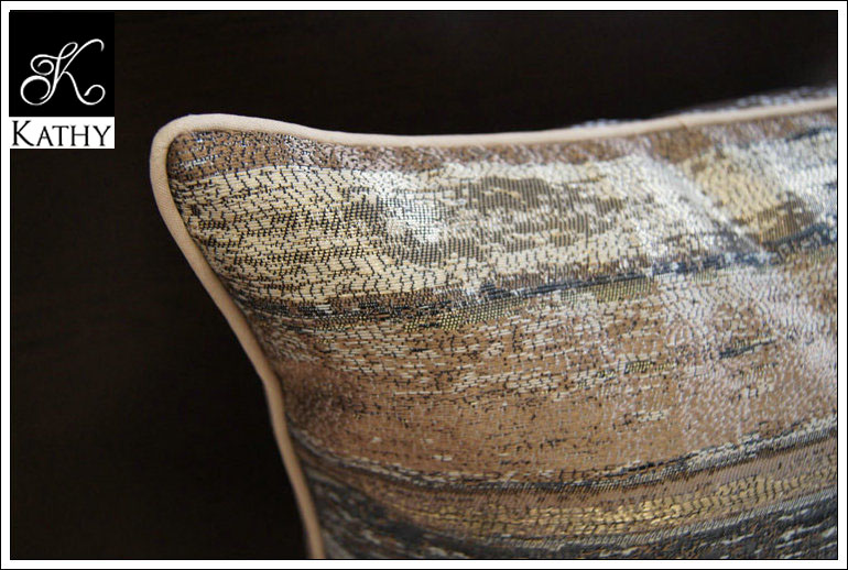METALIC Vỏ gối kim sa màu nâu 30x50cm 7024