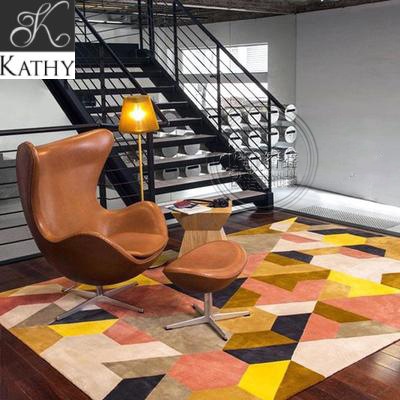 MODERN Thảm trải sàn hoạ tiết màu vàng7046