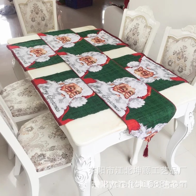 XMAS Table runner Santa Claus 33x180cm 7065C