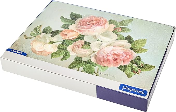 PM ANTIQUE ROSES Set 6 tấm lót bàn ăn hoa hồng thương hiệu Pormeirion Vương Quốc Anh X0010565543