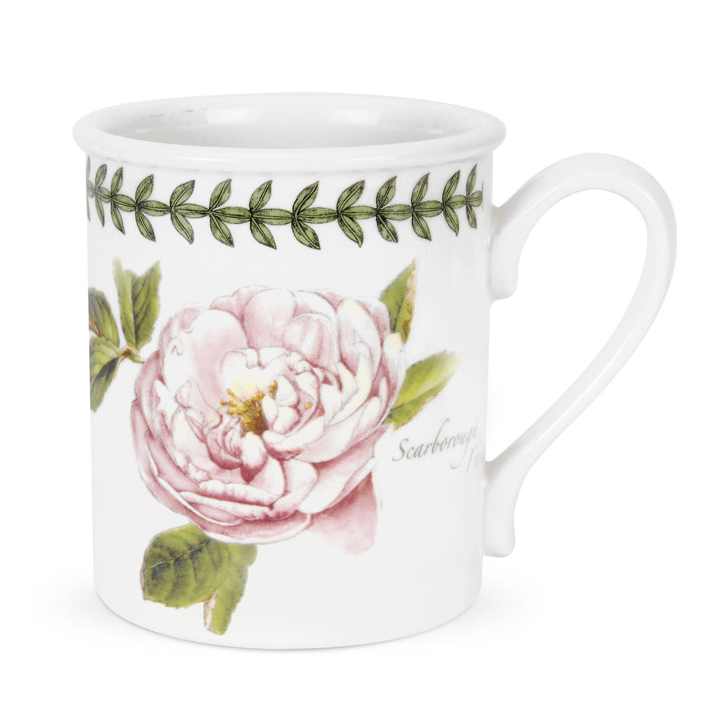 PM Botanic Garden Cốc cao 260ml hoa hồng quyến rũ thương hiệu Portmerion sản xuất tại Vương Quốc Anh BR48700