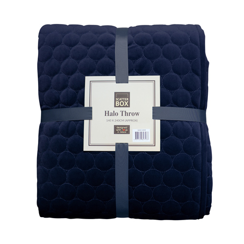 SB Bedspread cao cấp HALO 140X240CM MIDNIGHT 1365A