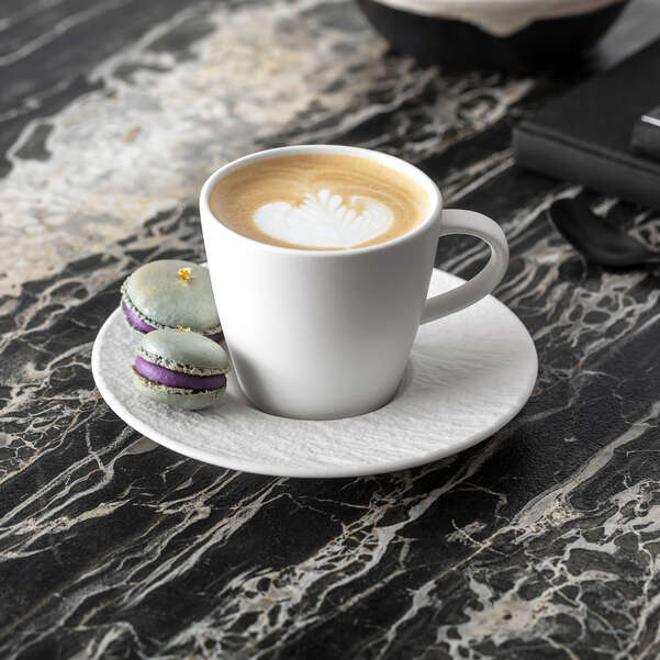 VB Manufacture Rock blanc Chén Espresso màu trắng đến từ thương hiệu Villeroy & Boch sản xuất tại Đức 1042401420