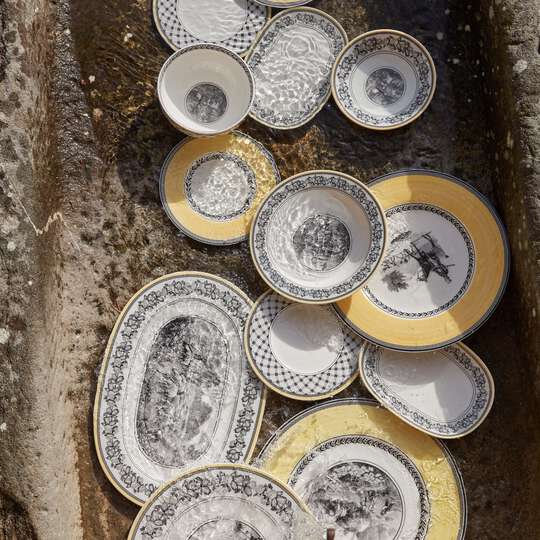 VB Audun Ferme Đĩa 22cm bức tranh làng quê Châu Âu thương hiệu Villeroy & Boch nhập khẩu từ Đức 1010672640