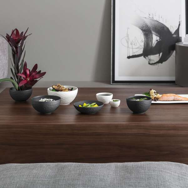 VB Manufacture Rock blanc Bát ăn đựng sốt màu trắng nhỏ Villeroy&Boch nhập khẩu từ Đức  1042403932