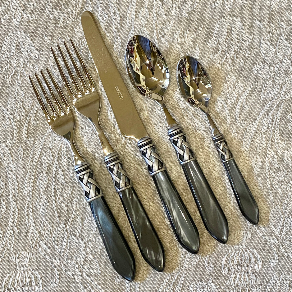 Bugatti ALADDIN Dao ăn BLACK MP ALCNM-04206-SS