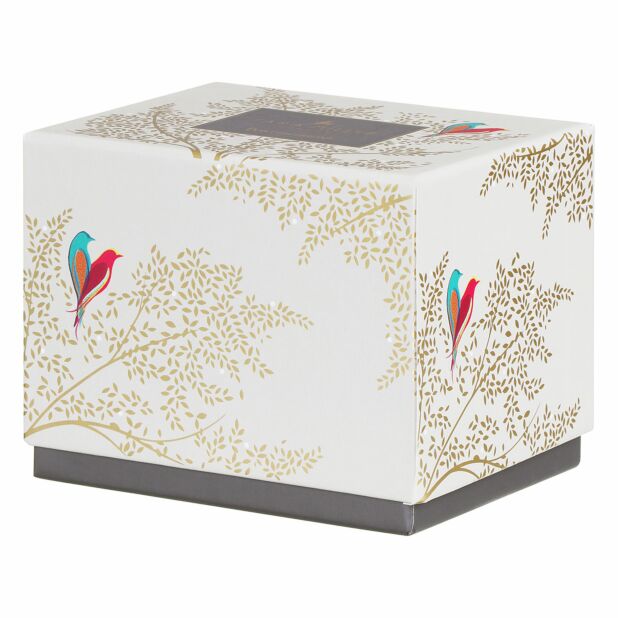 PM Sara Miller Chelsea Cốc cao màu xám nhạt 344ml mạ vàng 22ct thương hiệu Portmerion Anh Quốc SMCY78914-XG