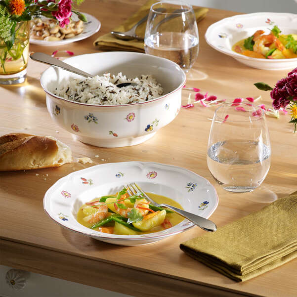 VB Petite Fleur Đĩa sâu 23cm dành cho 1 người của thương hiệu Villeroy & Boch sản xuất tại Đức  1023952700