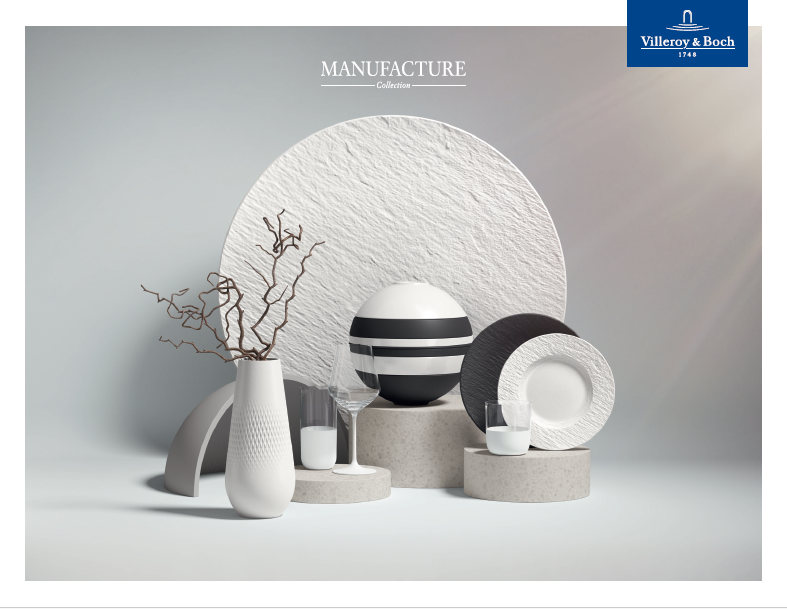 [SET QUÀ TẶNG] VB ICONIC LA BOULE Bộ Bàn Ăn 5 Món Sứ 2 in 1 -Red Dot Design Award Chính Hãng Nhập Khẩu Đức