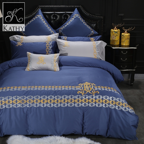 BLUE ROYAL Bộ chăn gối xanh lam cỡ 1.8m 2412